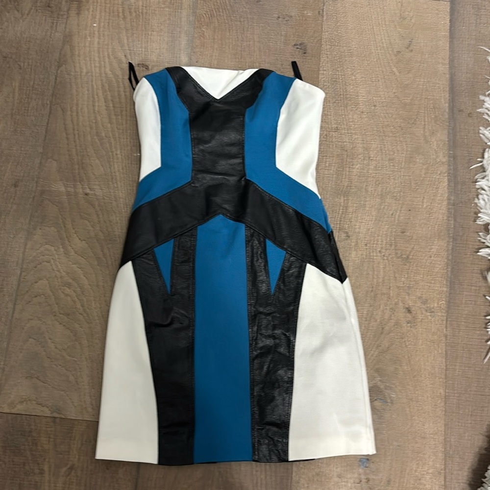Bebe Stretch Strapless Night Sexy Bodycon Dress